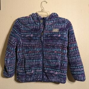 Eddie Bauer Size Small Kids Colorful Fleece Zip-Up Jacket Pre-owned